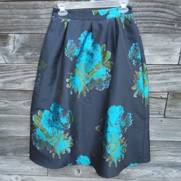 Maeve by Anthropologie dark blue skirt with pockets size 2 with tags - Picture 1 of 11